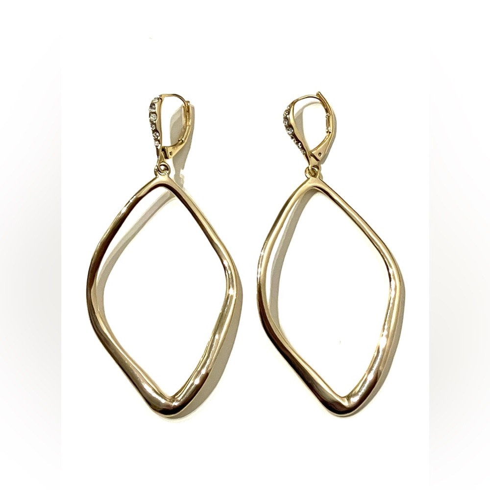 Alexis Bittar Sculpted Aura Gold Tone Earrings